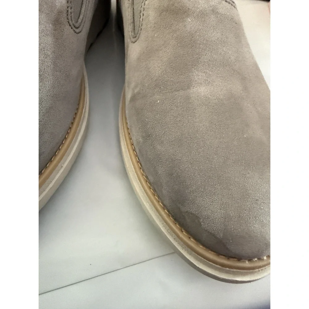 Clarks Collection Gray Suede Women's Slip-On Loafer Casual Shoes US 8.5